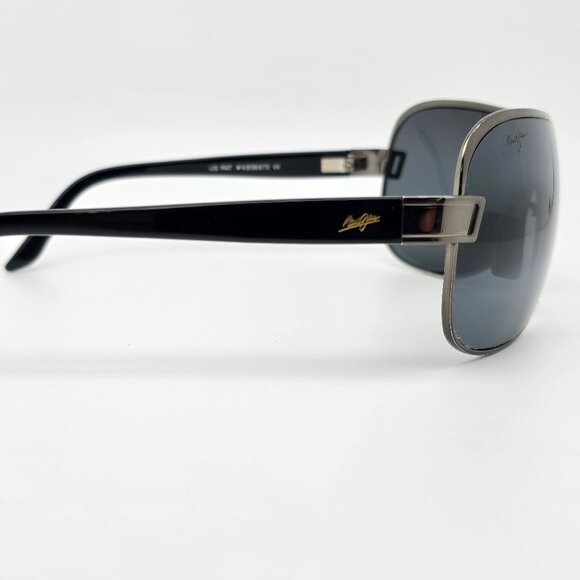 *SOLD* Maui Jim MJ-513-02 Maka Gunmetal Frame Polarized Grey Lens Sunglasses - Picture 5 of 12